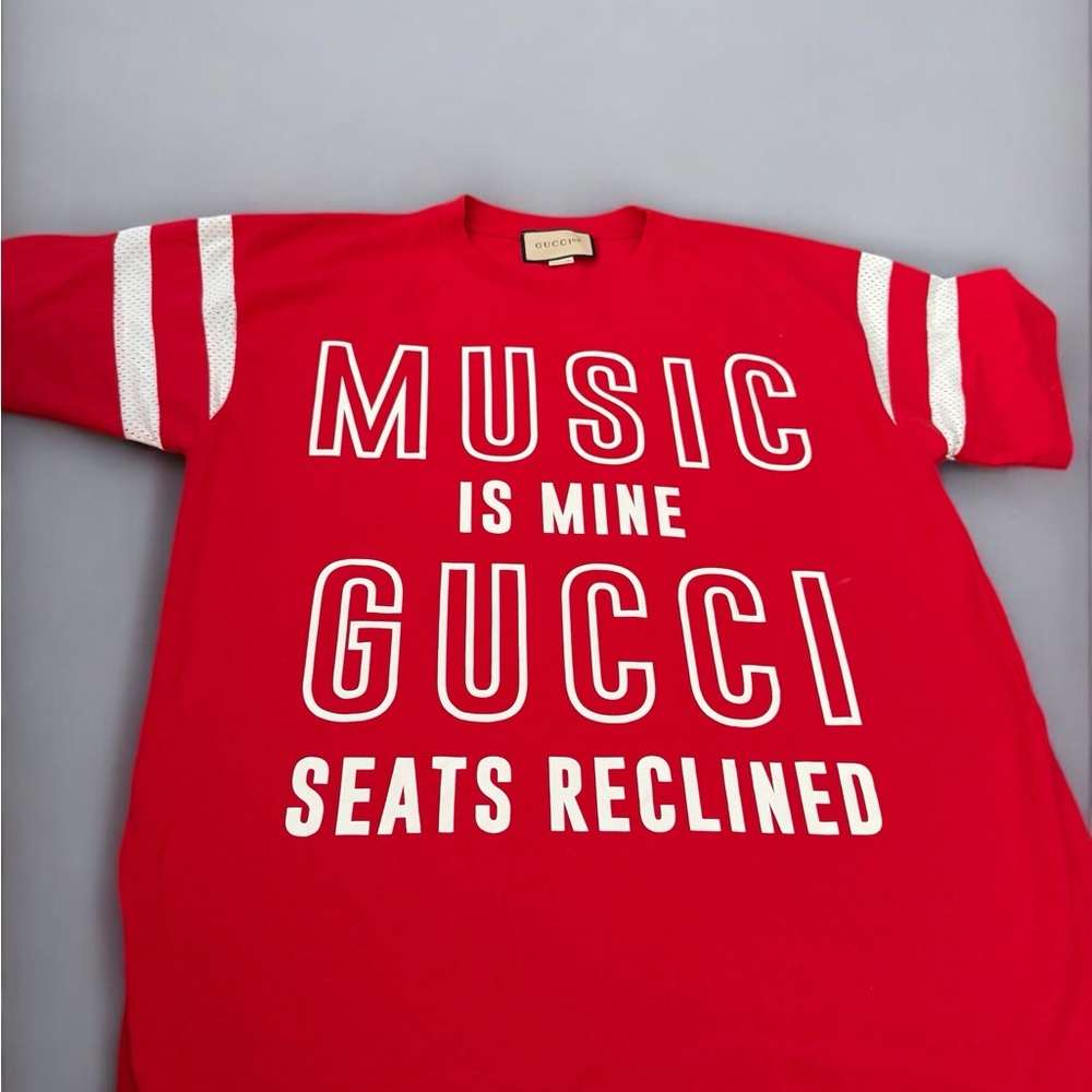 Gucci Red Graphic Tee